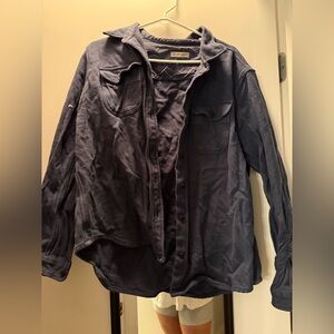 Outerknown Corduroy Navy Flannel